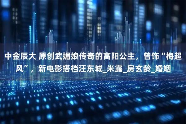 中金辰大 原创武媚娘传奇的高阳公主,曾饰“梅超风”,新电影搭档汪东城_米露_房玄龄_婚姻