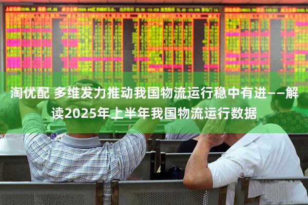 淘优配 多维发力推动我国物流运行稳中有进——解读2025年上半年我国物流运行数据